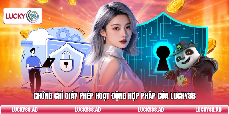 Chứng chỉ giấy phép hoạt động hợp pháp của Lucky88