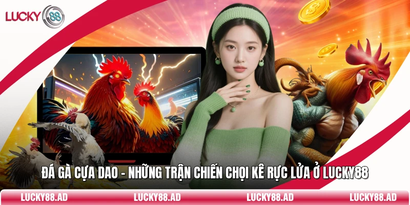 Đá Gà Cựa Dao - Những Trận Chiến Chọi Kê Rực Lửa Ở Lucky88