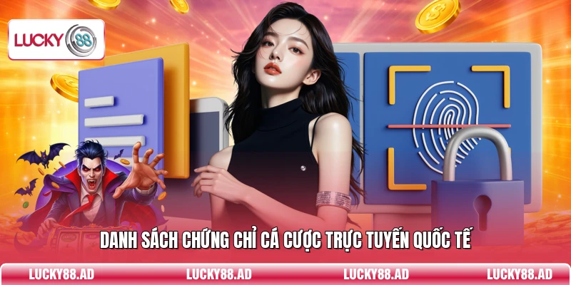 Danh sách chứng chỉ cá cược trực tuyến quốc tế