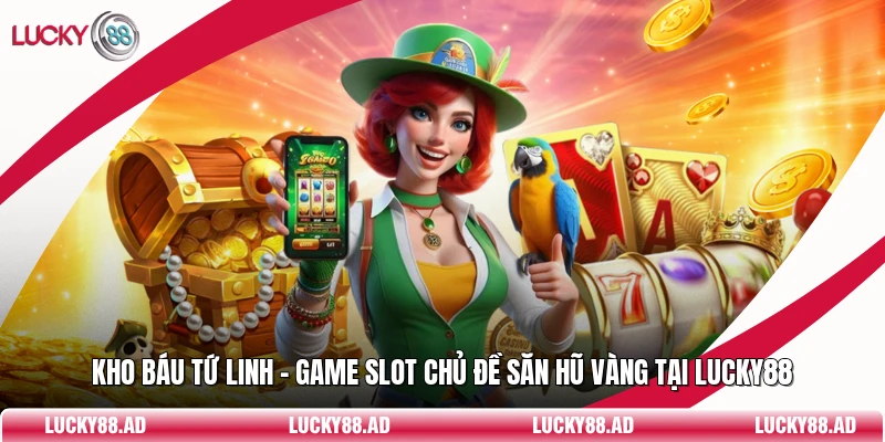 Kho Báu Tứ Linh - Game Slot Chủ Đề Săn Hũ Vàng Tại Lucky88