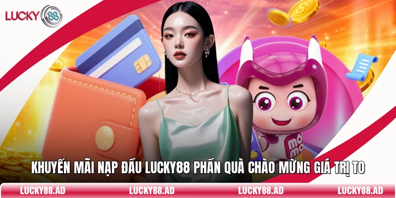 Khuyến Mãi Nạp Đầu Lucky88 Phần Quà Chào Mừng Giá Trị To