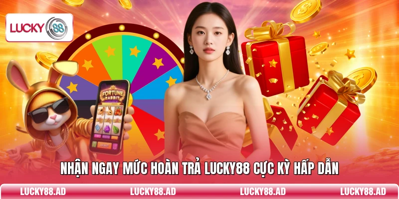 Nhận ngay mức hoàn trả Lucky88 cực kỳ hấp dẫn