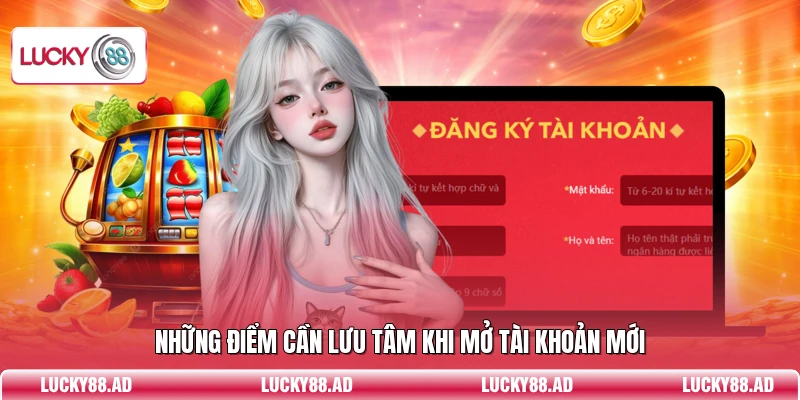 Những điểm cần lưu tâm khi mở tài khoản mới