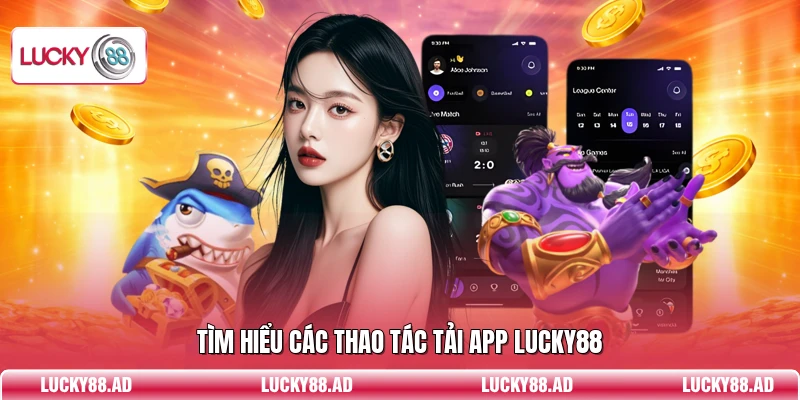Tìm hiểu các thao tác tải app Lucky88
